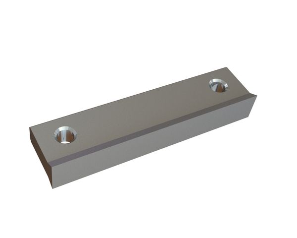Couteau de rotor 195x48x19/29 Premium Line, 2 taraudages M16, nez de coupe 30° des deux côtés pour Cimp 