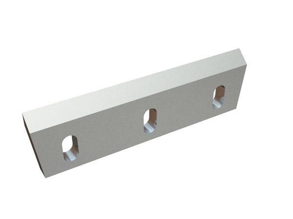 Couteau de rotor 350x100x22, Premium Line, 3 trous oblongs, 2x filetage M12, version X pour Zerma | AMIS 