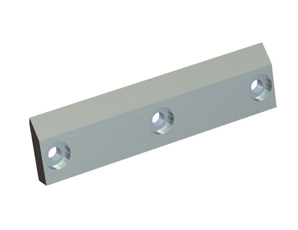 Couteau de rotor 448x114x29 PremiumCut, 3 trous fraisés, tranchant 35°, version X pour Cumberland 