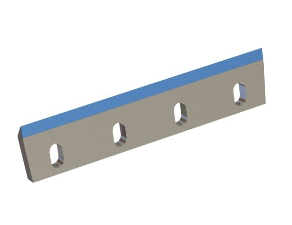 Couteau de rotor 450x100x20, Hybrid Line, tranchant 50°, M10, qualité carbure H5 