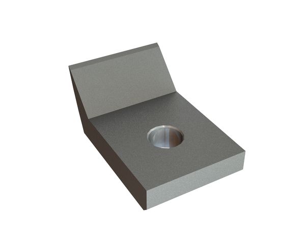 Couteau de rotor 58x38x25/10, Premium Line, 1 trou, tranchant 30°/45°, version Y 
