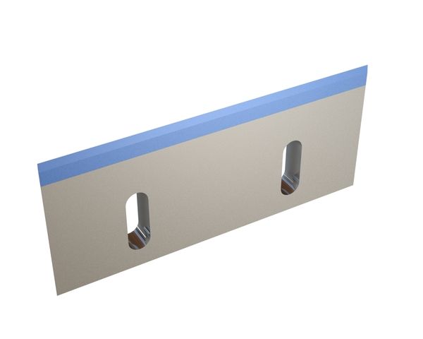 Couteau de rotor droit 210x90x16, Hybrid Line, tranchant 55°, M8, qualité carbure H4 pour Hosokawa Alpine AG 