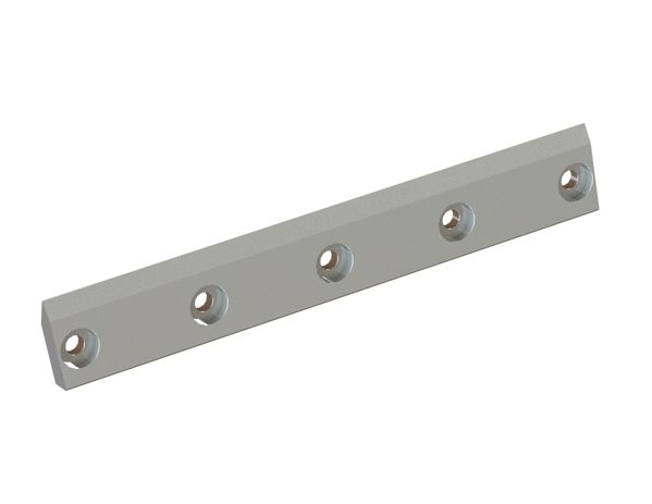 Couteau de rotor droit 710x110x29 Premium Line, tranchant 30°/20°, version X pour Cumberland 