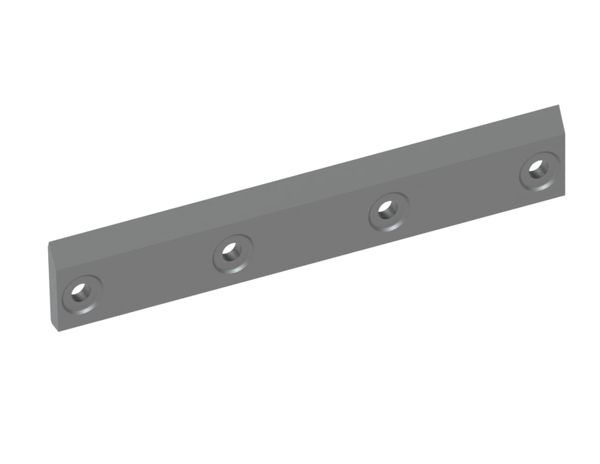 Couteau de rotor gauche 299x54x9.6 PremiumCut, 4 trous fraisés, tranchant 20°/30°, version X 