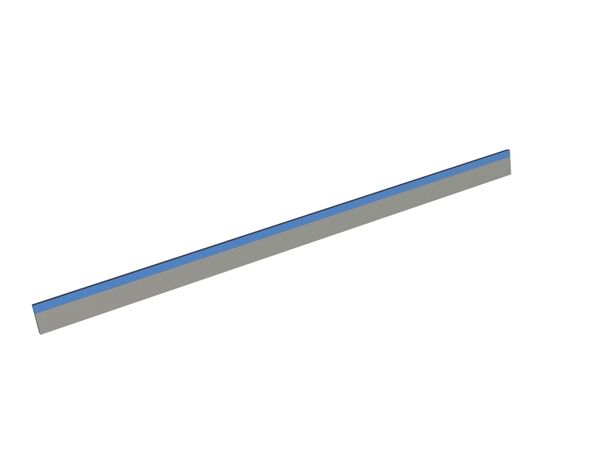 Couteau de stator 1020x55x10, Hybrid Line, tranchant 85°, qualité carbure H4 pour Herbold Meckesheim GmbH 