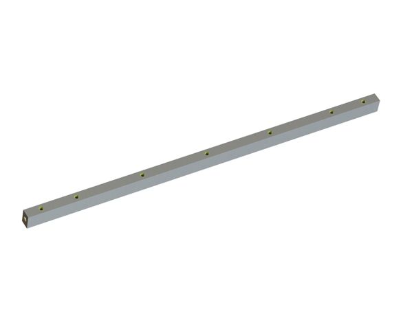 Couteau de stator 1130x46x30 Eco Line, filetage 7xM12, 2xM12, version X pour Rapid Granulator AB 