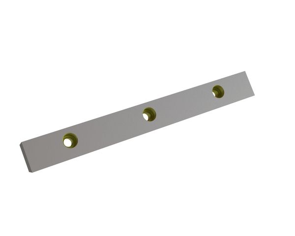 Couteau de stator 306x35x18 Eco Line, 3 perçages fraisés, tranchant 80°, version X pour Meccanica Molinari 