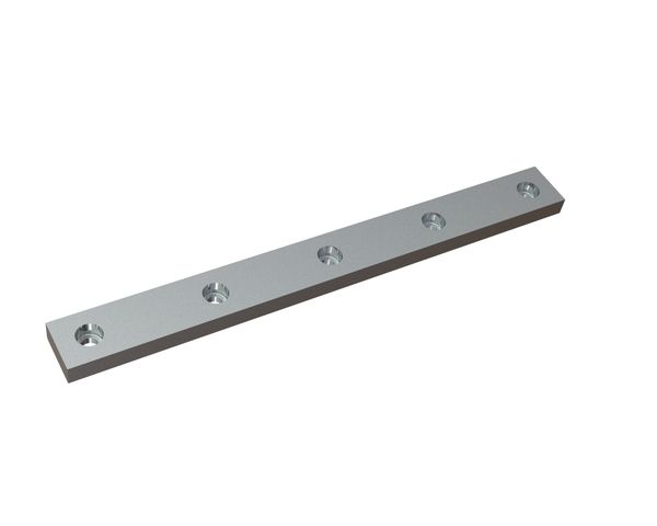 Couteau de stator 440x44x18 Premium Line, tranchant 90°, 5 perçages fraisés, version X pour Previero 