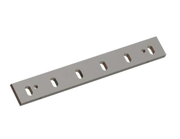 Couteau de stator 640x93x22 Premium Line, filetage M12, tranchant 75°, version X pour Cumberland 