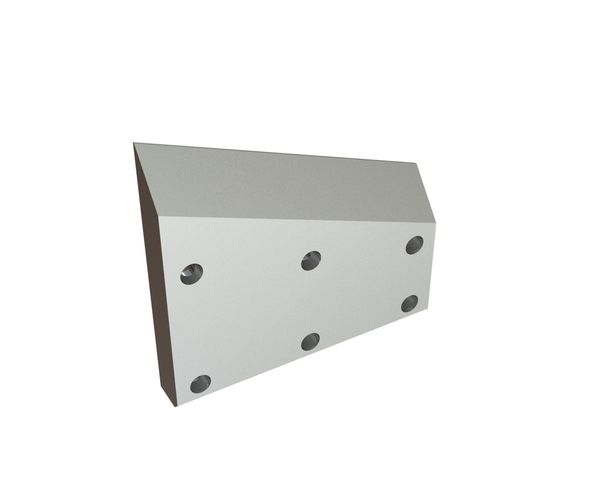 Couteau droit 174x163/100x25, 6 perçages fraisés, tranchant 1.5x90°/40.75°, version W pour HSM GmbH + Co. KG 