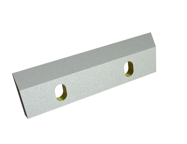 Couteau rotor 296x84x18, Eco Line, 2 lumières, arête 30° avec contre-chanfrein 2x30° pour Rapid Granulator AB 