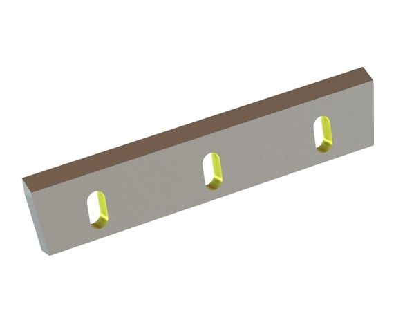 Couteau rotor 490x100x22, Eco Line, 3 lumières, arête 60°, 2xM12, version X 