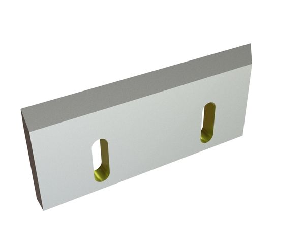 Couteau rotor droit 210x90x16, Eco Line, 2 lumières 14x44, 2xM8 arête pour Hosokawa Alpine AG 