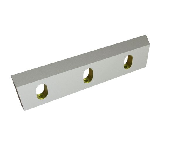 Couteau rotor droit 304x75x17, Eco Line, 3 lumières, arête 55°/50°, version X pour Rapid Granulator AB 