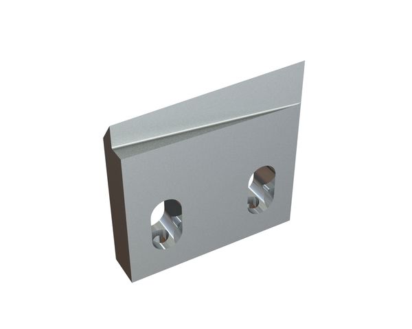 Couteau rotor droit 50x49x10, Premium Line, 2 lumières, arête 40°, version X 