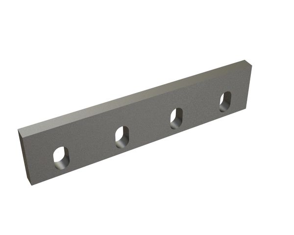 Couteau stator 400x90x20, PremiumCut, 4 lumières, arête 85°, version X pour Netzsch-Condux Mahltechnik GmbH 