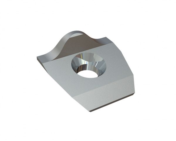 Cover plate 118x109x56, 1 countersunk hole for Lindner Recyclingtech Lindner Saturn 2500