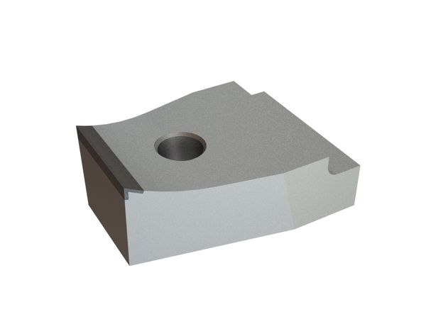 Cuchilla 141x102x56 Premium Line ejecución 140, blindado para Zeno Zerkleinerungsmaschinen 