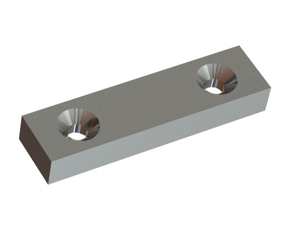 Cuchilla 158x40x22 Premium Line para tornillos de nariz, suelo para Weima Maschinenbau GmbH 