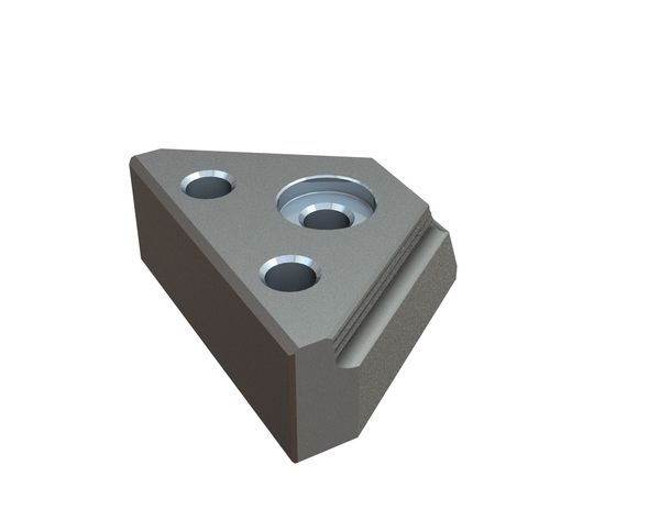 Cuchilla 188x146x68, Premium Line, 3x rosca M27, versión X para Meccanica Molinari 