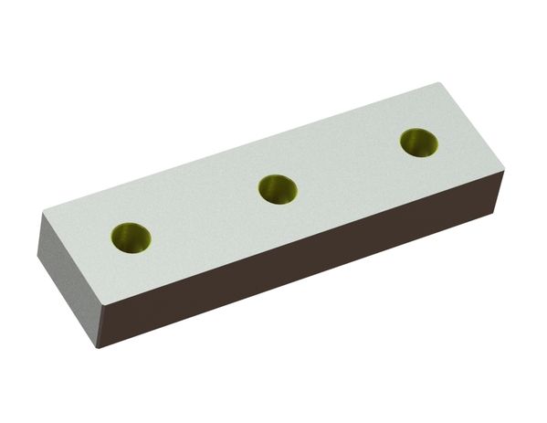 Cuchilla 195x56x28 Eco Line 3 taladrar agujeros Ø16, variante W 