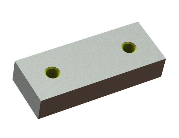 Cuchilla 195x76x38 Eco Line M20 hilo, variante X para ANDRITZ MeWa GmbH Andritz ADuro 2400 S