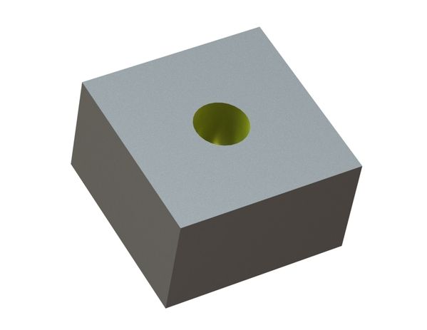 Cuchilla 50x50x30, StandardCut, rosca M16, versión Y para Lindner Recyclingtech 