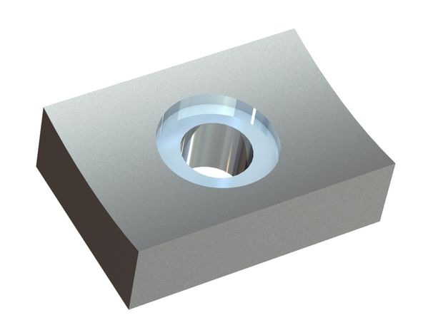 Cuchilla 65x45x20 Premium Line contrataladro Ø16,5/Ø28, variante-W para Zeno Zerkleinerungsmaschinen 