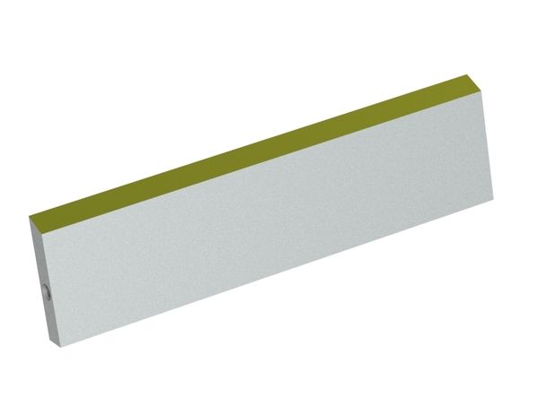 Cuchilla de estator 398x105x20 Eco Line, filo 65°, versión X para Folcieri 
