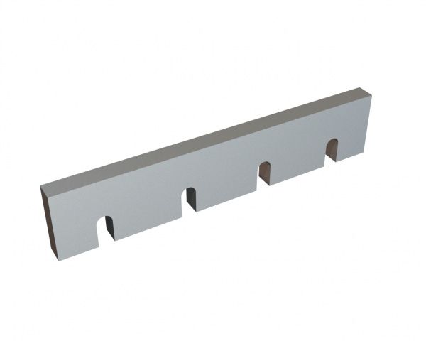 Cuchilla de estator 490x100x28, PremiumCut, 4 ranuras, 3xM16, filo 90°, versión X para Amis | Zerma Zerma GSE 700/1000