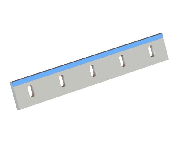 Cuchilla de estator 646x100x22, Hybrid Line, filo 80°, M12, calidad de carburo H5, 5 ranuras 22x46 para Zerma | AMIS 