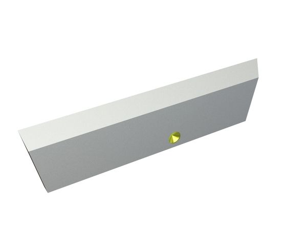 Cuchilla de rotor 129x35x5, StandardCut, 2 perforaciones avellanadas, filo 30°, versión X para EREMA Engineering Recycling Maschinen und Anlagen 