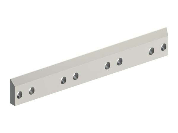 Cuchilla del rotor 765x128x28 Premium Line, rosca 6xM14, filo 45°/55°, variante X para Tria 