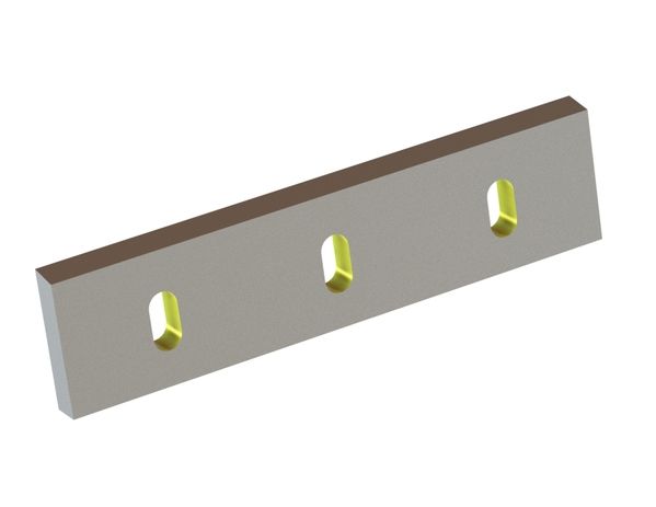 Cuchilla estator 490x120x27, Eco Line, 3 ranuras, filo 79°, versión X 