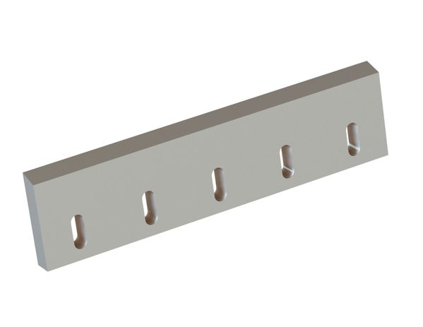 Cuchilla estator 512x128x28, Premium Line, 5 ranuras, filo 72°, versión X para Tria 