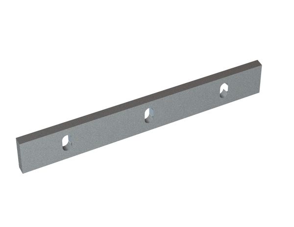 Cuchilla estator 610x82x18, Premium Line, 3 ranuras, filo 75°, versión Y para Rapid Granulator AB 