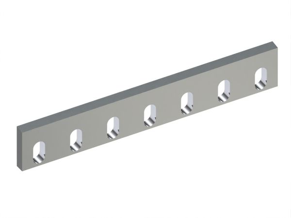 Cuchilla estator 615x102x22, PremiumCut, 7 ranuras, filo 82°, 2x 1/2-13 UNC LH roscas, versión X 