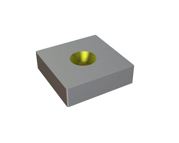 Cuchilla plana 95x95x27 Eco Line, versión X para Lindner Recyclingtech 