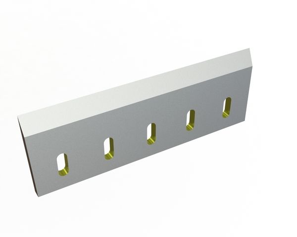 Cuchilla rotor 447x160x16, Eco Line, 5 ranuras 18x48, 2xM8, filo 6.5x10° (frontal)/25°, versión X para Herbold Meckesheim GmbH Herbold SML 60/100