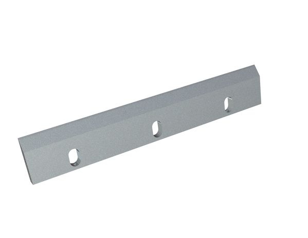 Cuchilla rotor 450x75x14, Premium Line, 3 ranuras, 2x rosca M8, filo 3x40°/35°, versión X para Rapid Granulator AB 