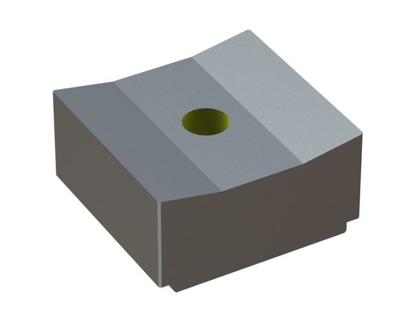 Cuchilla trituradora 100x96x50, StandardCut, rosca M24, versión X para ANDRITZ MeWa GmbH 