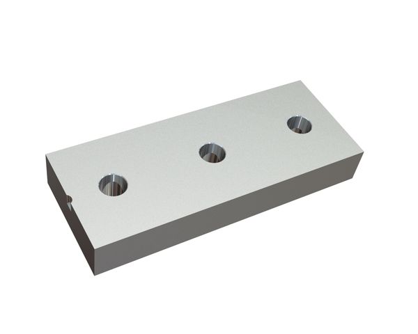 Cuchilla trituradora 196x78x28 Premium Line, 3 agujeros de ajuste asimétricos, versión X para Artech Recyclingtechnik GmbH 