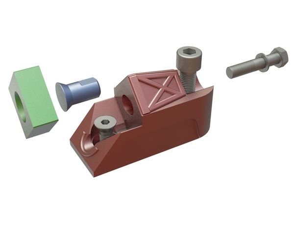 Cuchillo 87x87x38 CarbideCut, 2 filos de carburo, avellanado cónico, para SVLN0062-200 para Lindner Recyclingtech Lindner Jupiter
