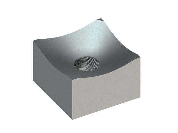Cutter 32x32x20 Premium Line M12 thread, concave, X-version for Herbold Meckesheim USA - Resource Recycling Systems Inc. 