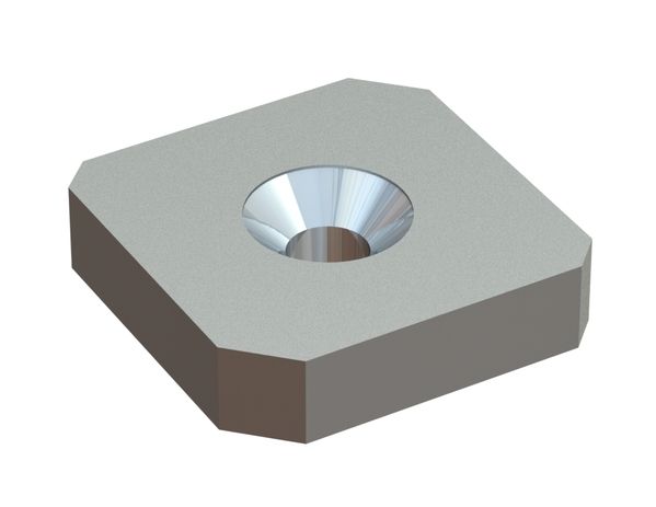 Cutting crown 119x119x29 PremiumCut, 1 hole, X version for Bano Recycling s.r.l. 