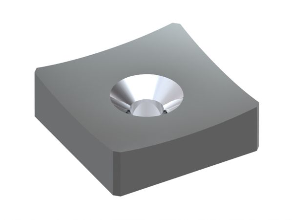 Cutting crown 150x150x49 Premium Line, countersunk hole, X version for Previero | Sorema 