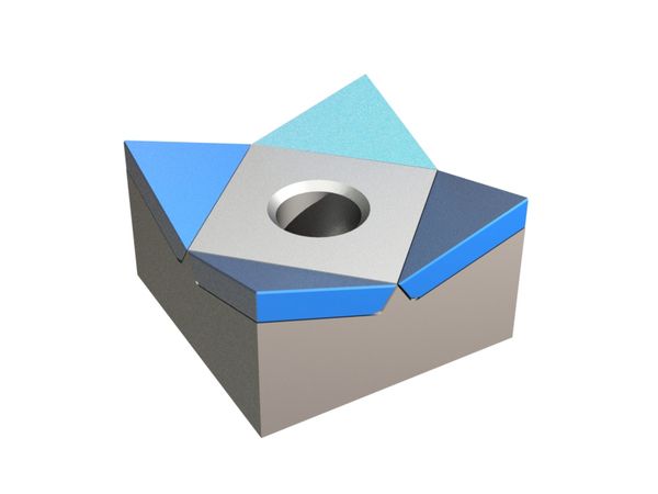 Cutting crown 34x34x20 Hybrid Line edge 25°, M12, Carb-Qual = H4 for Amis | Zerma 