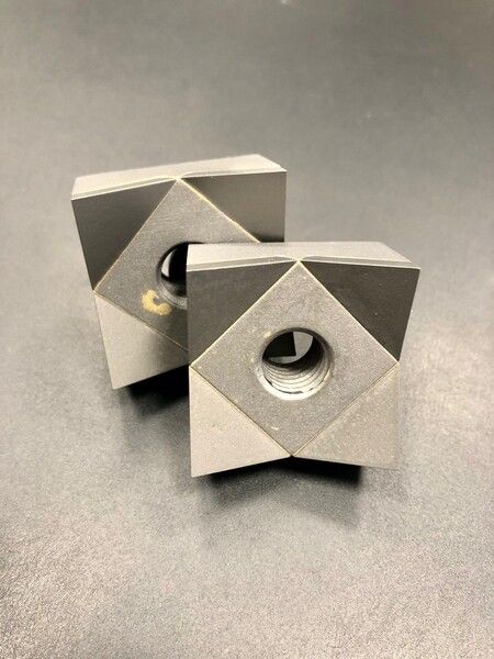 Cutting crown 34x34x20 Hybrid Line edge 25°, M12, Carb-Qual = H4 for ZERMA America LLC 