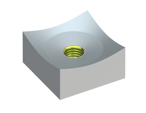 Cutting crown 40x40x20, Eco Line, M12 thread, B1 variant for Vecoplan LLC (Retech) Lindner Antares 1600