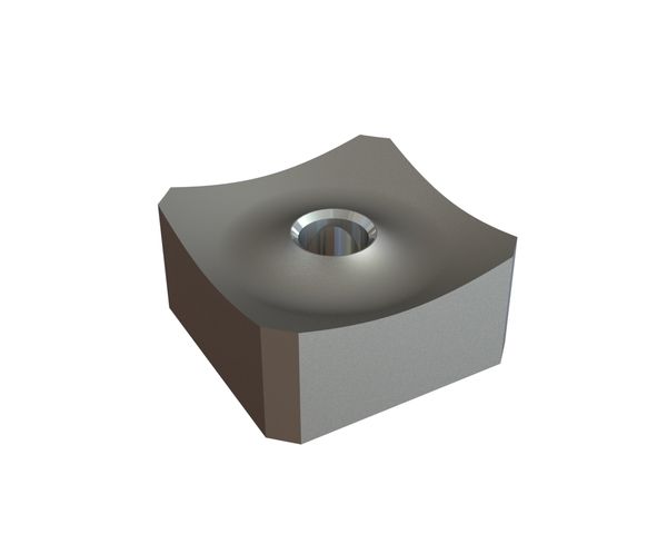 Cutting crown 40x40x20, Premium Line, M12 thread, variant for Vecoplan 
